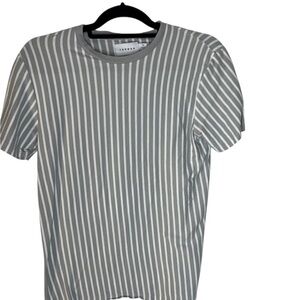 Topman Striped Gray short sleeve T-Shirt size XS
